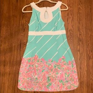Lilly Pulitzer Floral and Stripped Dress
